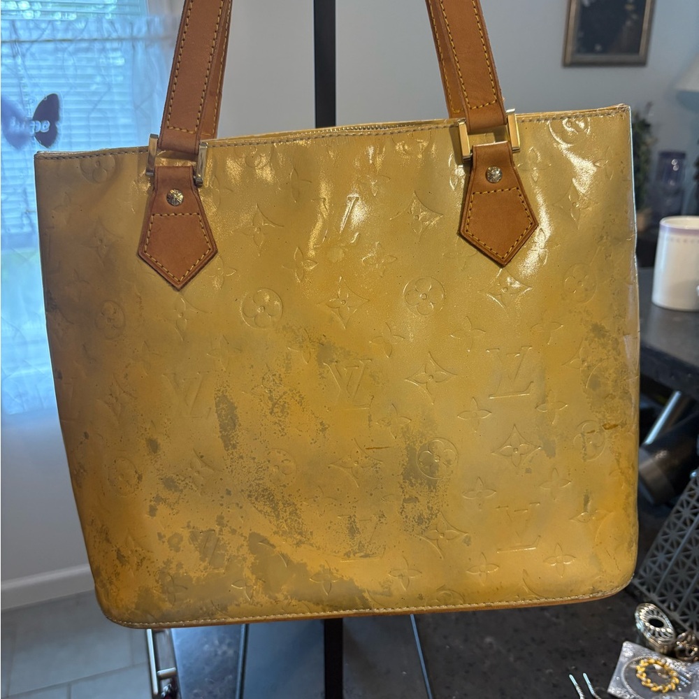 Louis Vuitton Vernis Gold Tote Bag